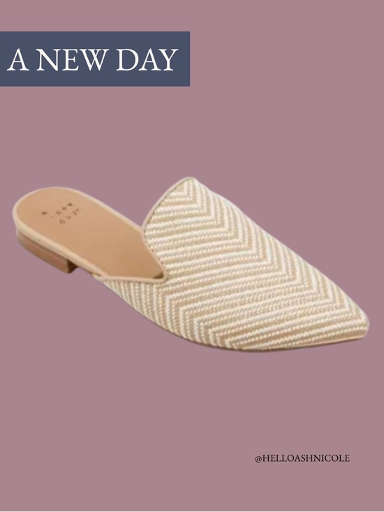 a new day Shoes - A New Day Woven Backless Slide Mules